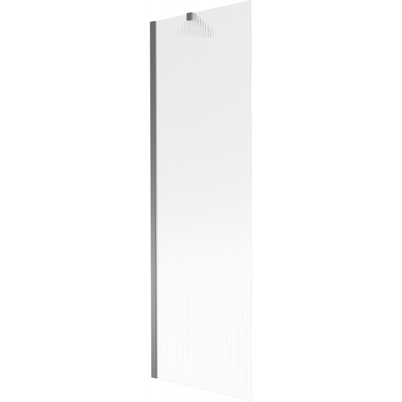 Mexen Next 1-szárnyas kádparaván 60 x 150 cm, csíkos, gun metal - 895-060-000-00-09-95