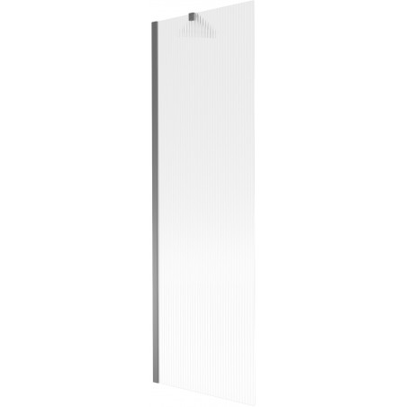 Mexen Next 1-szárnyas kádparaván 60 x 150 cm, csíkos, gun metal - 895-060-000-00-09-95