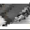 Mexen Next fürdőkád paraván 1-szárnyú 70 x 150 cm, csíkos, gun metal - 895-070-000-00-09-95