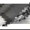 Mexen Next panou de cadă de duș 1-canată 70 x 150 cm, dungi, nichel periat - 895-070-000-00-09-97