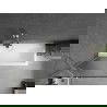 Mexen Next panou de cadă de duș 1-canată 70 x 150 cm, dungi, nichel periat - 895-070-000-00-09-97
