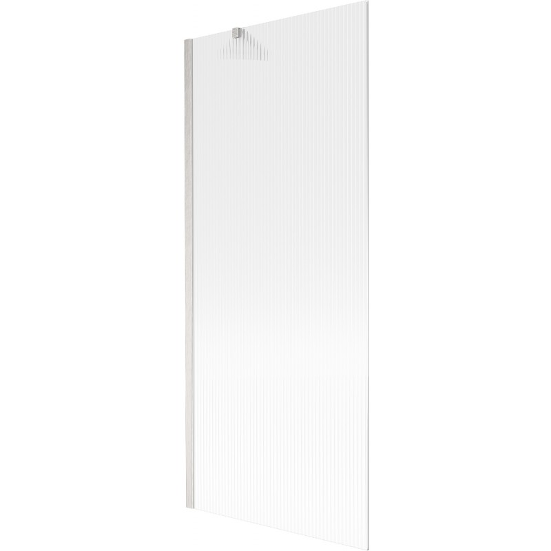 Mexen Next paravan de baie cu 1 panou 80 x 150 cm, dungi, nichel periat - 895-080-000-00-09-97