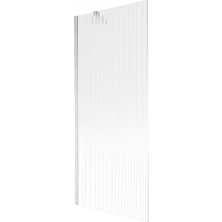 Mexen Next paravan de baie cu 1 panou 80 x 150 cm, dungi, nichel periat - 895-080-000-00-09-97