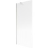 Mexen Next paravan de baie cu 1 panou 80 x 150 cm, dungi, nichel periat - 895-080-000-00-09-97