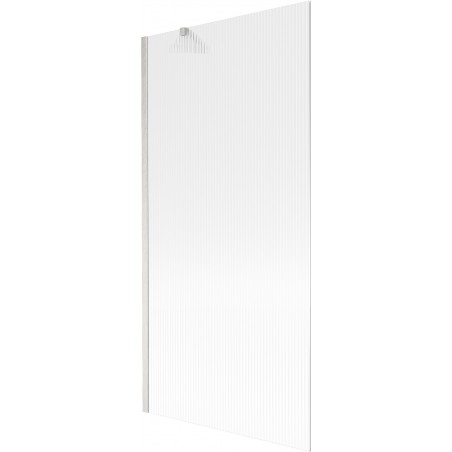 Mexen Next paravan cadă 1-agonisire 90 x 150 cm, dungi, nichel periat - 895-090-000-00-09-97