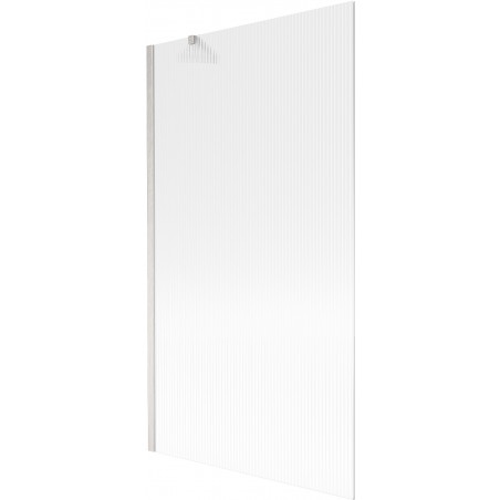 Ecran de cadă Mexen Next 1-canat 100 x 150 cm, dungi, nichel periat - 895-100-000-00-09-97