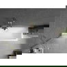 Mexen Next kádparaván 1-szárnyú 50 x 150 cm, zúzott üveg, arany kefe - 895-050-000-00-30-55