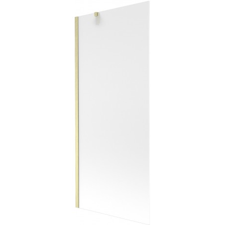 Mexen Next paravan cadă 1-canat 80 x 150 cm, satin, auriu periat - 895-080-000-00-30-55