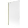 Paravan cadă Mexen Next 1-panou 100 x 150 cm, înghețat, auriu periat - 895-100-000-00-30-55