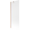 Mexen Next paravan de baie cu 1 canat 70 x 150 cm, înghețat, cupru periat - 895-070-000-00-30-65