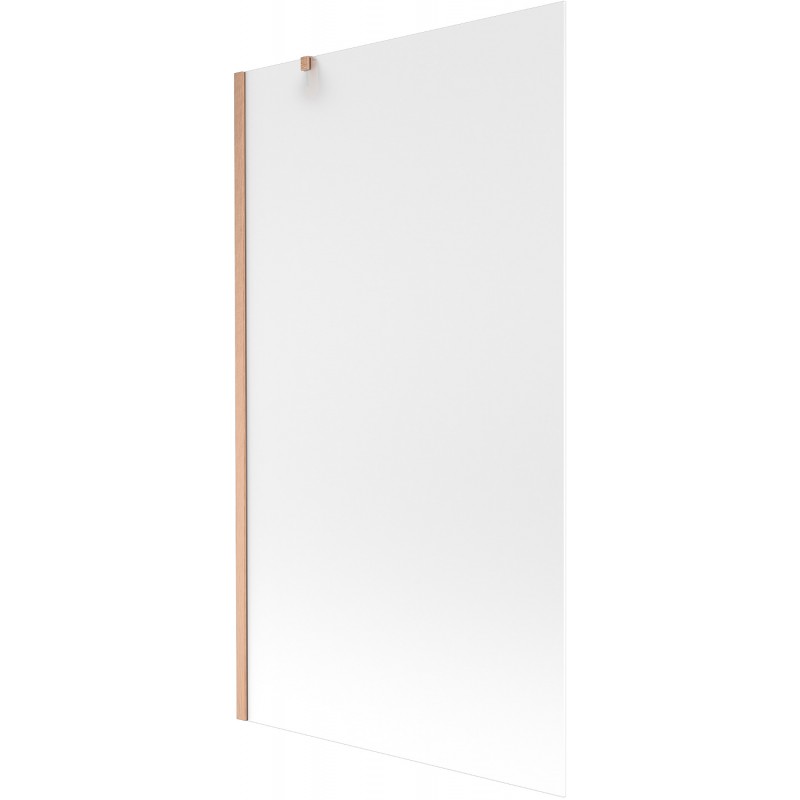 Mexen Next paravan baie 1-canate 100 x 150 cm, sticlă mată, cupru periat - 895-100-000-00-30-65