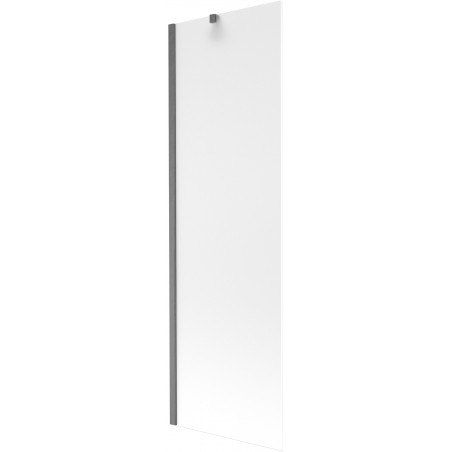 Mexen Next paravan de baie cu 1 canat 60 x 150 cm, înghețat, gri pistol periat - 895-060-000-00-30-66