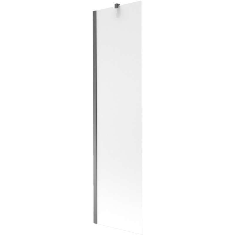 Mexen Next egyoldalas kádparaván 50 x 150 cm, matt, gun metal - 895-050-000-00-30-95
