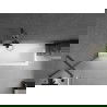 Mexen Next paravan cadă 1-canată 70 x 150 cm, înghețat, gun metal - 895-070-000-00-30-95