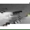 Mexen Next paravan cadă, 1-canată, 100 x 150 cm, mat, gun metal - 895-100-000-00-30-95