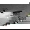 Mexen Next paravan de cadă 1-foaie 90 x 150 cm, transparent, gri pistol periat - 895-090-000-00-00-66