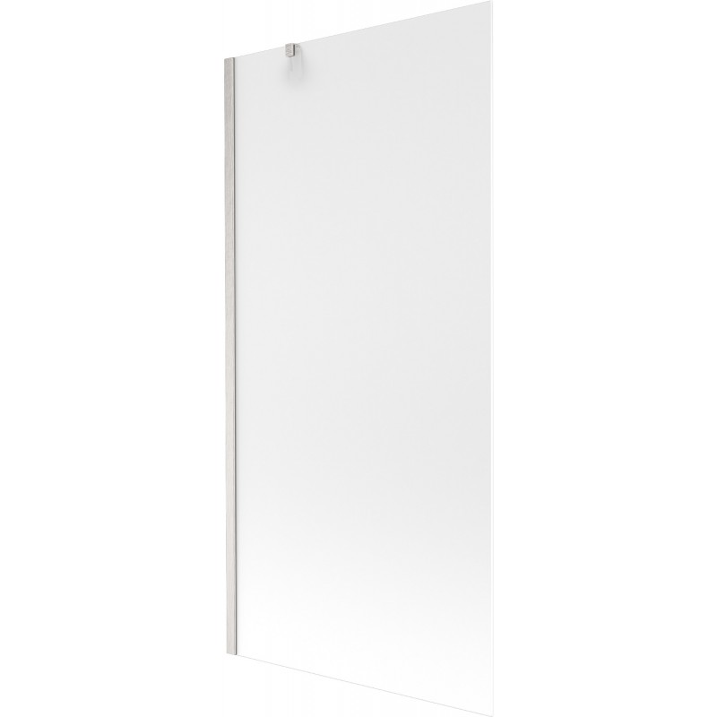 Mexen Next 1-részes fürdőkádparaván 90 x 150 cm, zúzmarás, csiszolt nikkel - 895-090-000-00-30-97