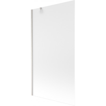 Mexen Next kádparaván 1-szárnyú 100 x 150 cm, zúzmara, kefezett nikkel - 895-100-000-00-30-97