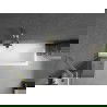 Mexen Next paravan cadă 1-panou 50 x 150 cm, grafit, auriu periat - 895-050-000-00-40-55