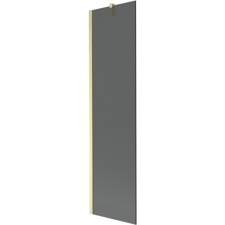 Mexen Next paravan cadă 1-panou 50 x 150 cm, grafit, auriu periat - 895-050-000-00-40-55