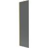 Mexen Next paravan cadă 1-panou 50 x 150 cm, grafit, auriu periat - 895-050-000-00-40-55