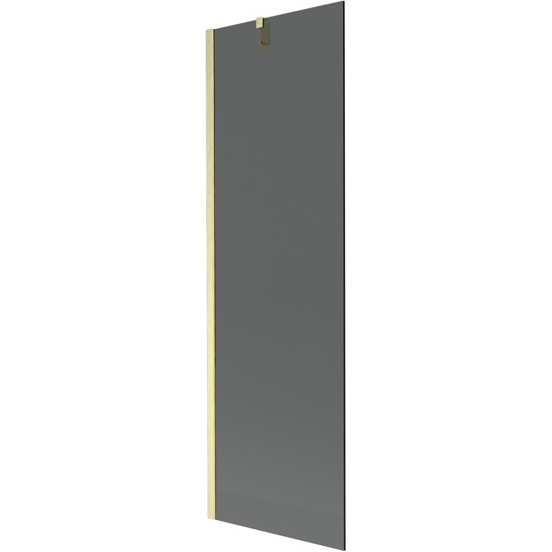Paravan baie Mexen Next 1-canat 60 x 150 cm, grafit, auriu periat - 895-060-000-00-40-55