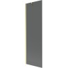 Paravan baie Mexen Next 1-canat 60 x 150 cm, grafit, auriu periat - 895-060-000-00-40-55