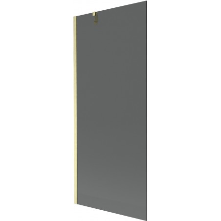 Mexen Next paravan cadă 1-canată 80 x 150 cm, grafit, auriu periat - 895-080-000-00-40-55