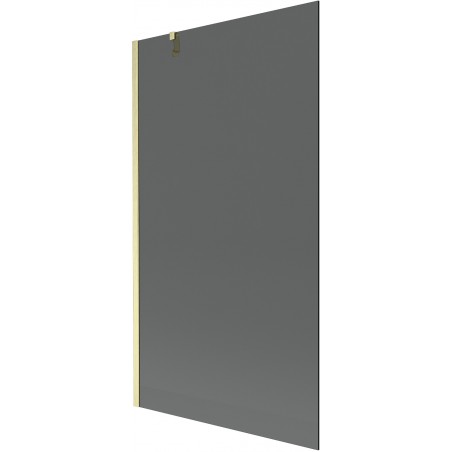 Mexen Next paravan de cadă cu 1 panou 100 x 150 cm, grafit, auriu periat - 895-100-000-00-40-55
