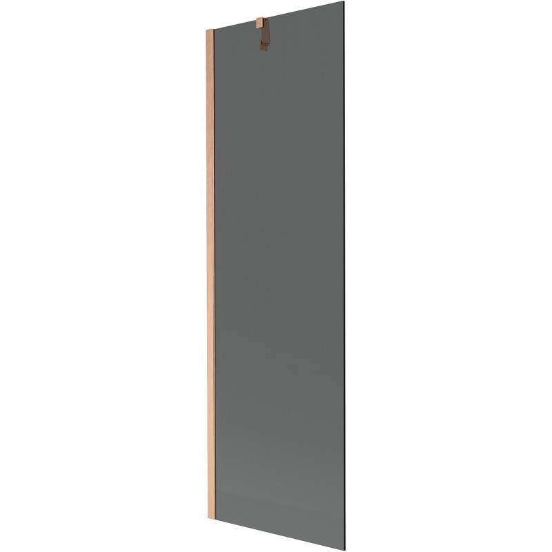 Paravan cadă Mexen Next 1-panou 60 x 150 cm, grafit, cupru periat - 895-060-000-00-40-65