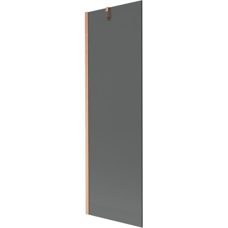 Paravan cadă Mexen Next 1-panou 60 x 150 cm, grafit, cupru periat - 895-060-000-00-40-65