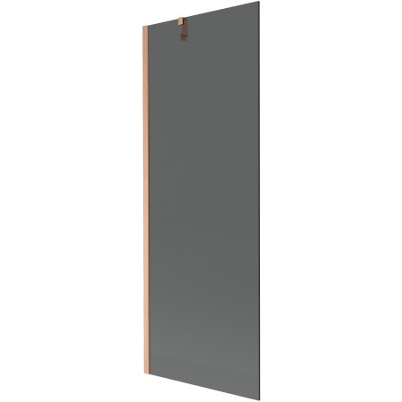 Mexen Next paravan cadă, 1-panou, 70 x 150 cm, grafit, cupru periat - 895-070-000-00-40-65