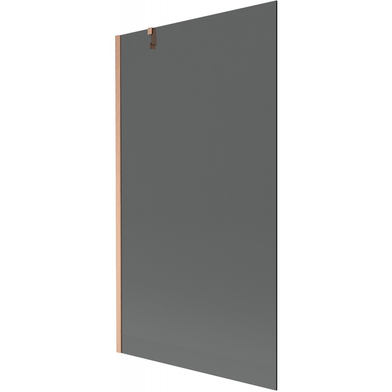 Paravan cadă Mexen Next 1-panou 100 x 150 cm, grafit, cupru periat - 895-100-000-00-40-65
