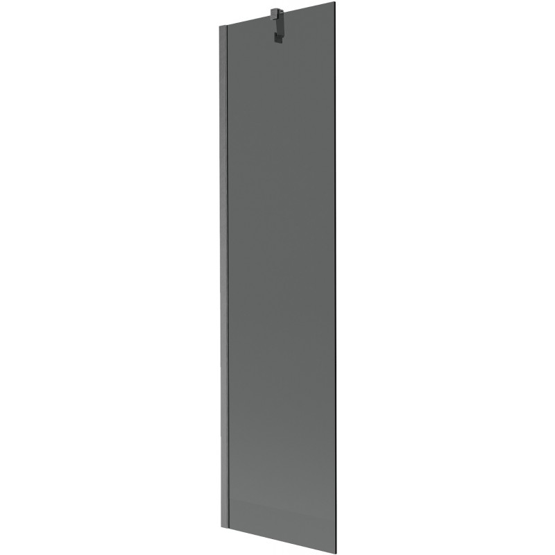 Mexen Next egyajtós kádparaván 50 x 150 cm, grafit, gun gray kefe hatású - 895-050-000-00-40-66