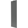 Mexen Next paravan de baie, 1-panou, 50 x 150 cm, grafit, gri armă periat - 895-050-000-00-40-66