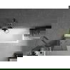 Paravan cadă Mexen Next cu 1 panou, 60 x 150 cm, grafit, gri armă periat - 895-060-000-00-40-66