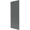 Mexen Next paravan pentru cadă, 1-panou, 70 x 150 cm, grafit, gri metalic periat - 895-070-000-00-40-66
