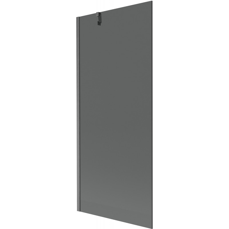 Mexen Next paravan cadă 1-panou 80 x 150 cm, grafit, gri armă periat - 895-080-000-00-40-66