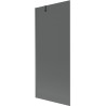 Mexen Next paravan cadă 1-panou 80 x 150 cm, grafit, gri armă periat - 895-080-000-00-40-66