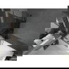 Mexen Next egyajtós fürdőkádparaván 90 x 150 cm, grafit, gun gray csiszolt - 895-090-000-00-40-66