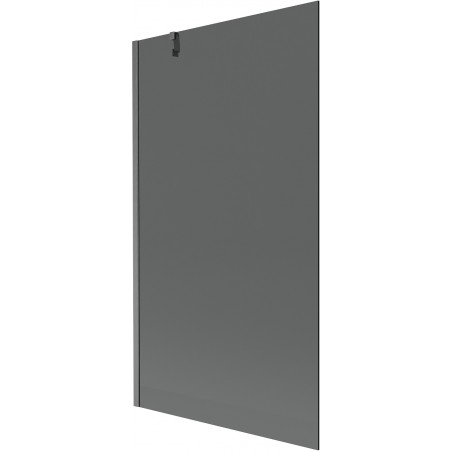 Mexen Next fürdőkád paraván, 1-részes, 100 x 150 cm, grafit, szálcsiszolt gun gray - 895-100-000-00-40-66