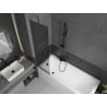 Paravan cadă Mexen Next 1-panou 50 x 150 cm, grafit, metal armat - 895-050-000-00-40-95