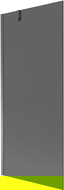 Panou de duș Mexen Next 1-canat 80 x 150 cm, grafit, gun metal - 895-080-000-00-40-95