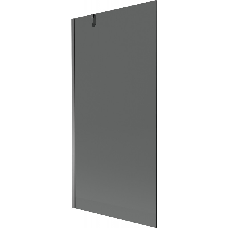Mexen Next 1-szárnyú fürdőszobai paraván 90 x 150 cm, grafit, gun metal - 895-090-000-00-40-95