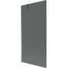 Mexen Next 1-szárnyú fürdőszobai paraván 90 x 150 cm, grafit, gun metal - 895-090-000-00-40-95