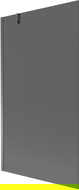 Mexen Next paravan de baie cu 1 canat, 100 x 150 cm, grafit, gun metal - 895-100-000-00-40-95