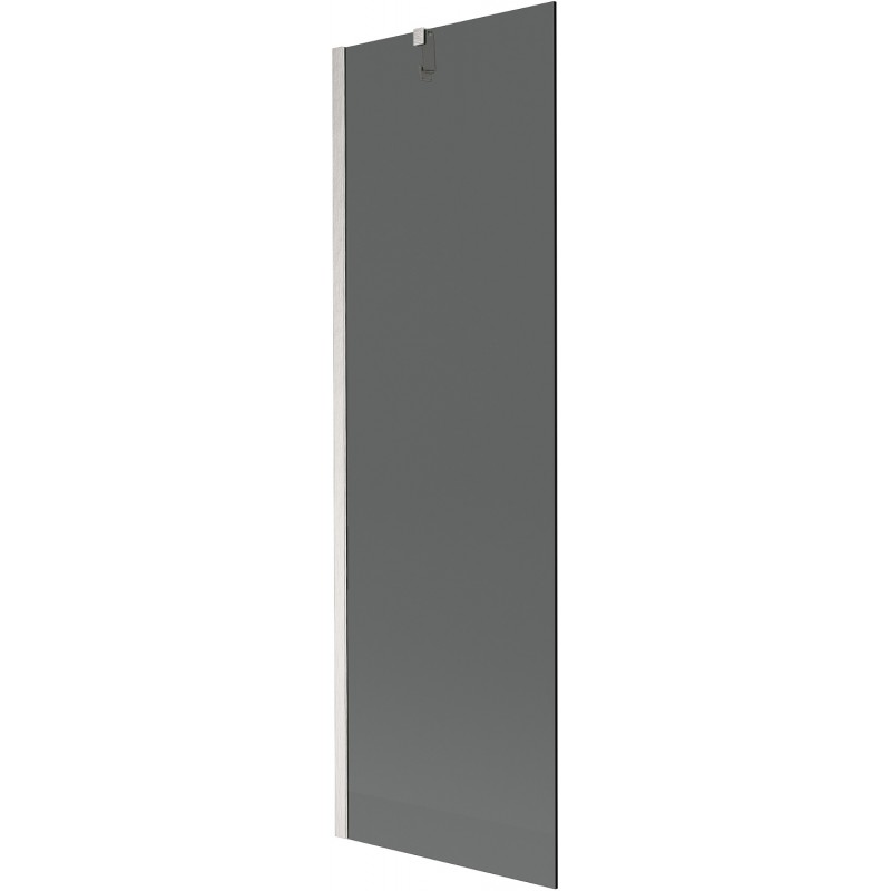 Mexen Next fürdőkád paraván 1-szárnyú 60 x 150 cm, grafit, selyemfényű nikkel - 895-060-000-00-40-97