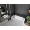 Paravan cadă Mexen Next cu 1 panou 70 x 150 cm, grafit, nichel periat - 895-070-000-00-40-97