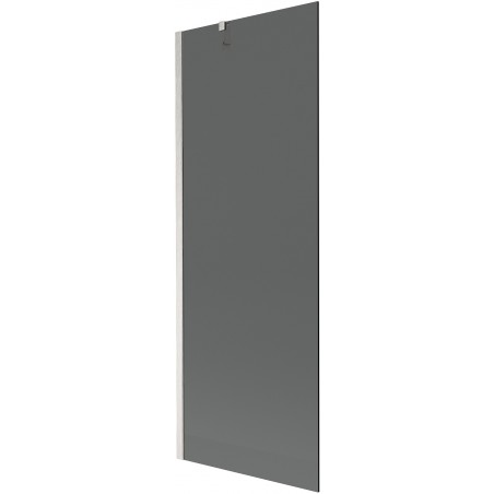 Mexen Next 1 szárnyas fürdőszobai paraván 70 x 150 cm, grafit, csiszolt nikkel - 895-070-000-00-40-97