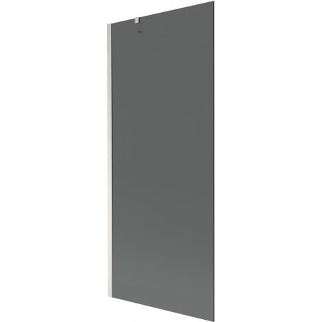Mexen Next paravan pentru cadă, 1-panou 80 x 150 cm, grafit, nichel periat - 895-080-000-00-40-97